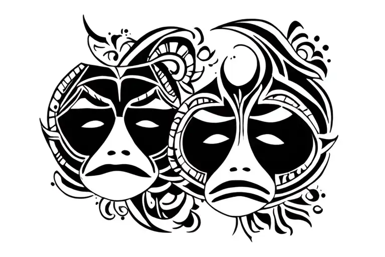 Happy And Sad Mask