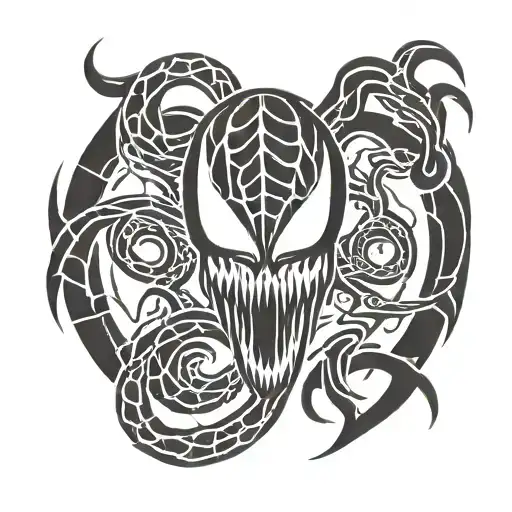 Logo Venom Symbol From Spiderman