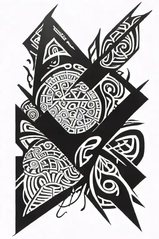 Tribal Cover Up Forearm