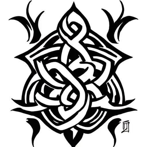 Celtic Shield Knot Of Circle Shape