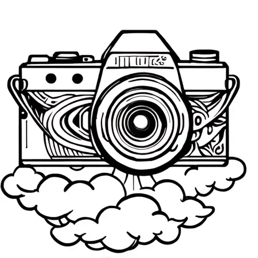 Camera With Clouds