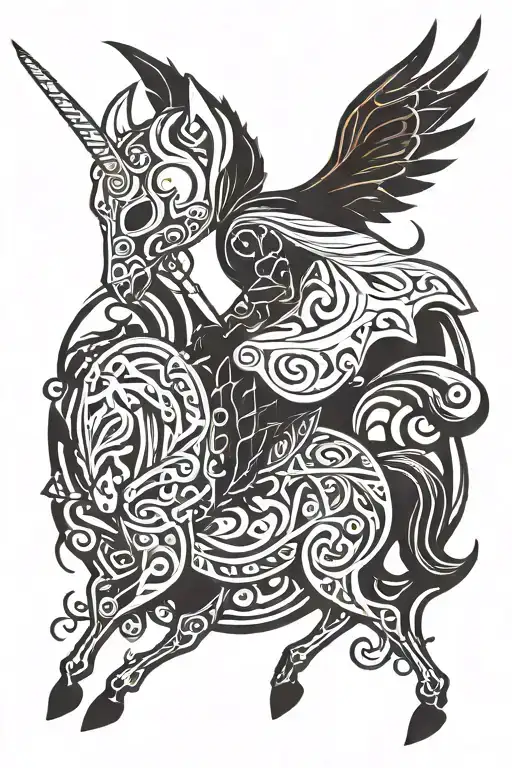 Hollow Knight Riding A Horse