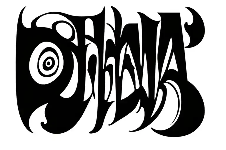 Ohana Family Ambigram