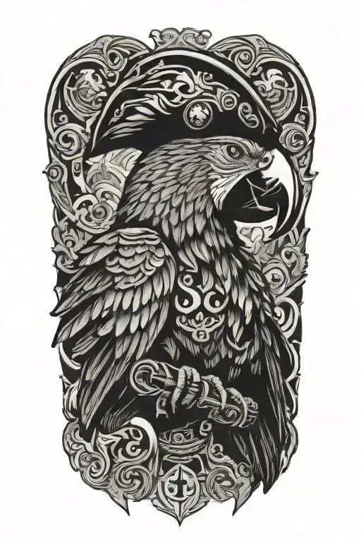 Parrot With Pirate Hat