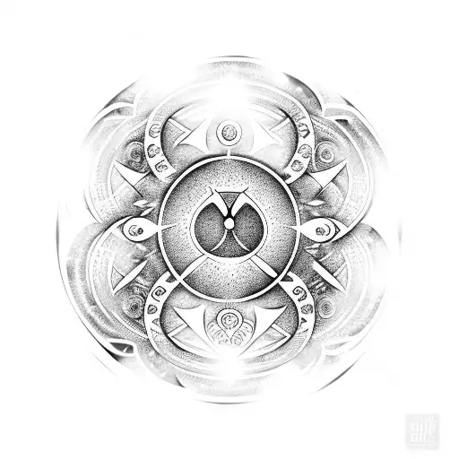 The Er Zodiac Sign Symbol With The Virgo Symbol And Scorpio Symbol In Each Circle