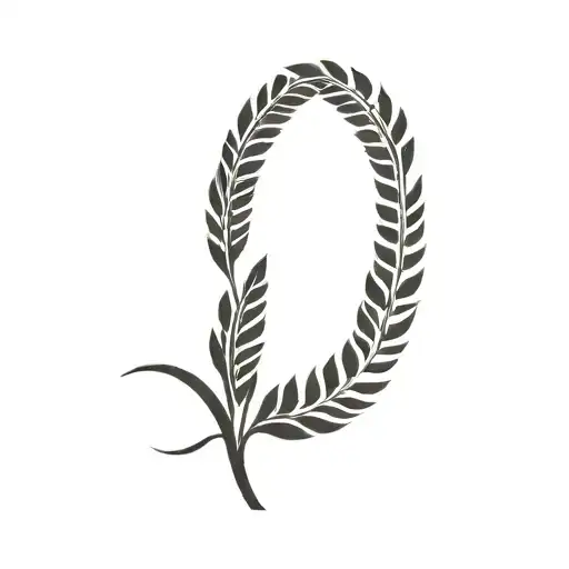 Ferns And Tribal Design