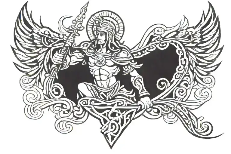 Saint Micheal Becoming One