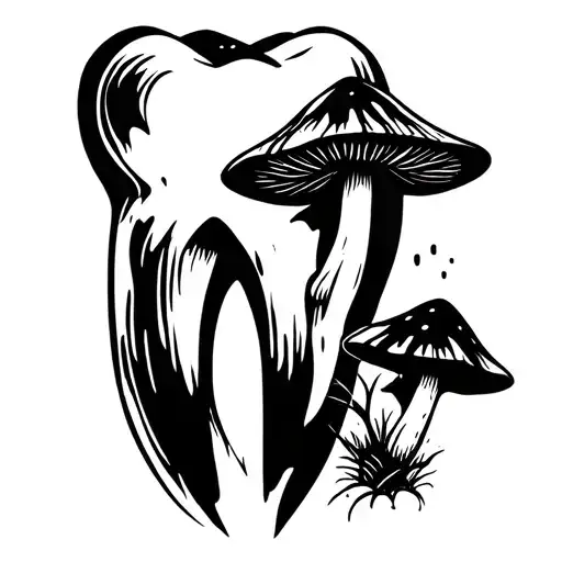 Tooth And Mushrooms