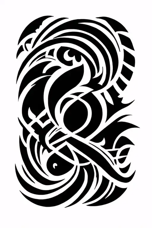 Tribal Cover Up Unterarm