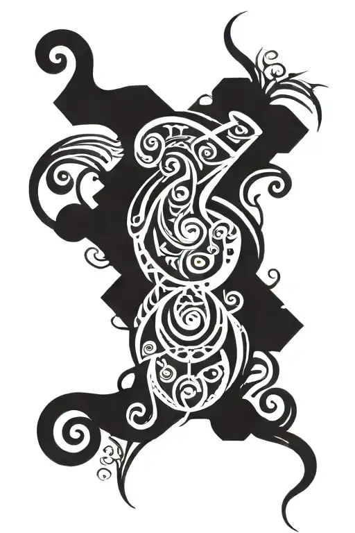 Tribal Arm Tattoo Design