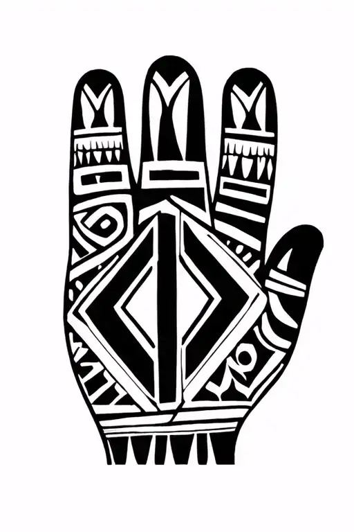 Russian 'I' To Say The Match With The Finger Or Hand Dovmesi Tattoo