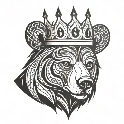 A Bear With A Crown