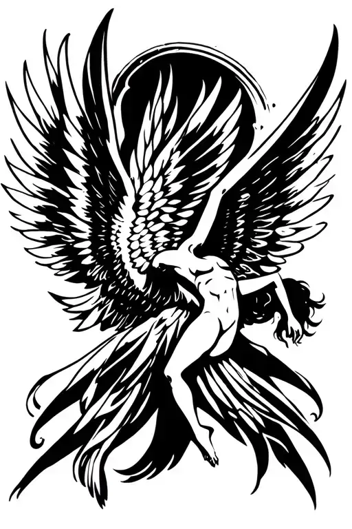 Icarus Falling Angel