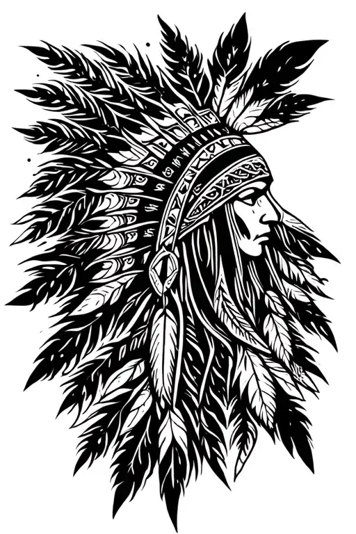 Native American Forrest Background