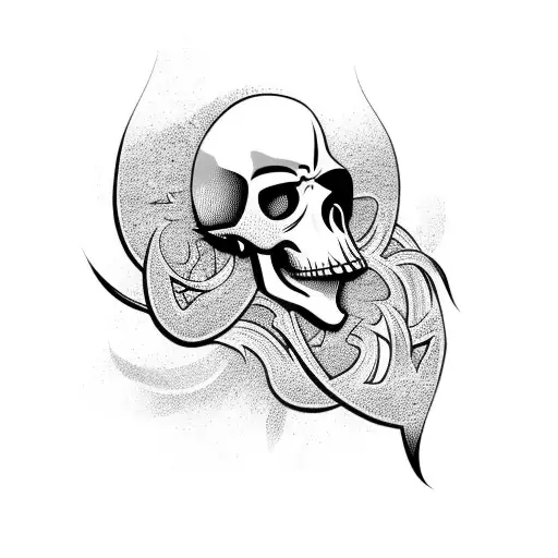 Neo Tribal Skull