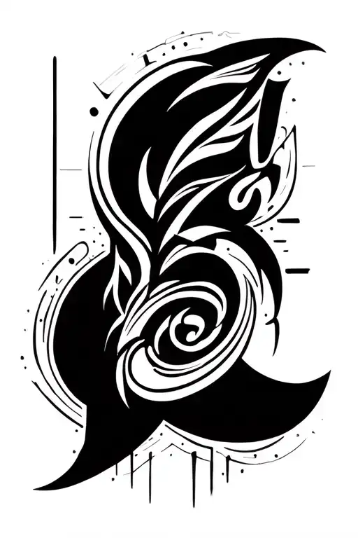 Neo Tribal Leg Sleeve