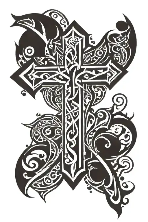 Cross With Names Bryce And Michelle