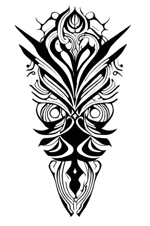 Trippy Abstract Lineart