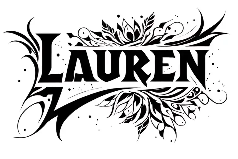 Lauren Name Written