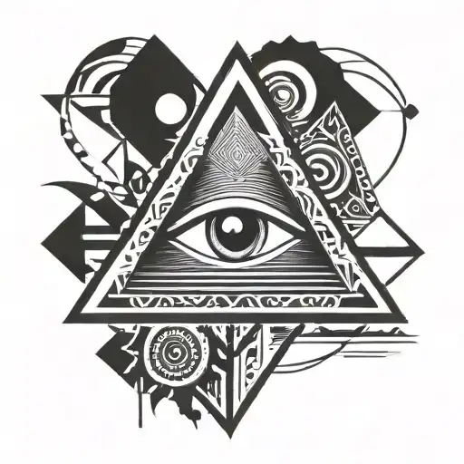 Third Eye In Pyramid
