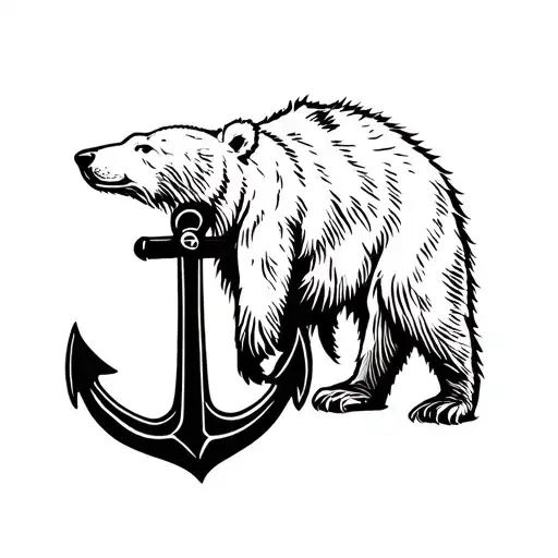 Polarbear Dragging Anchor