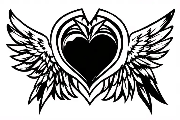 Slave Crest With Wing And Heart