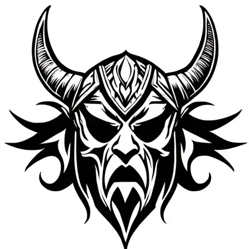 Mask Of The Viking Profet