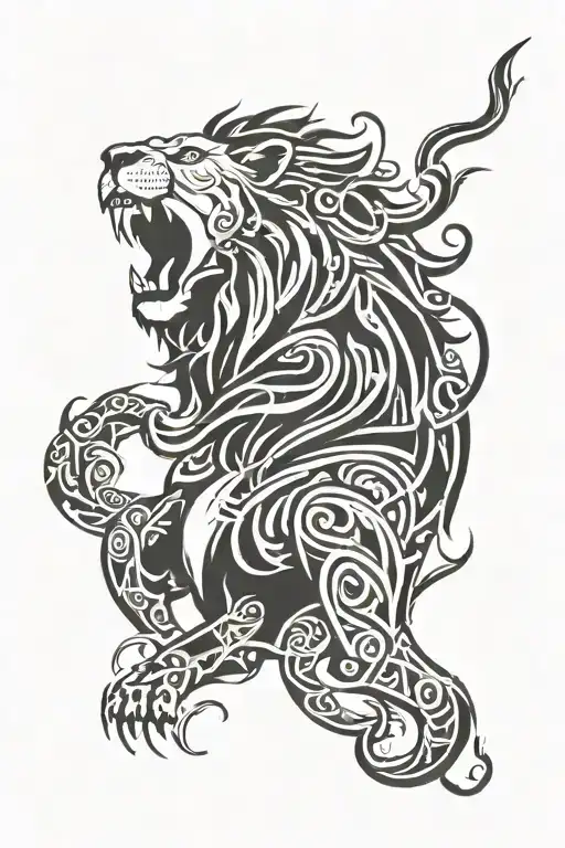 Lion Roaring