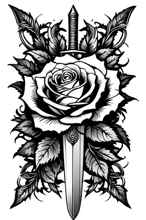 Rose With A Sword