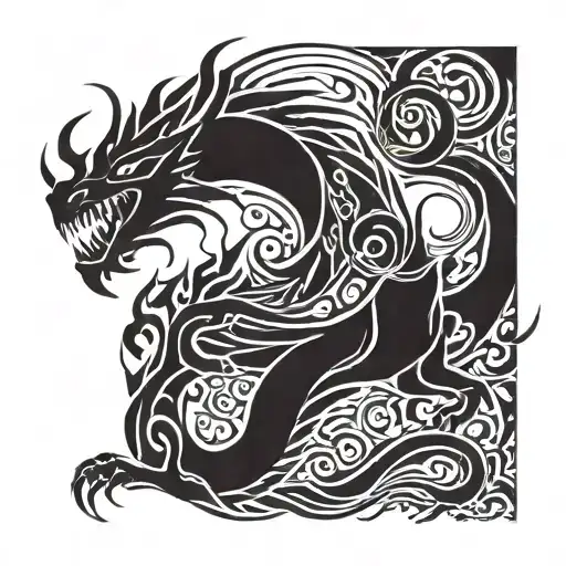 Norse Dragon Roaring