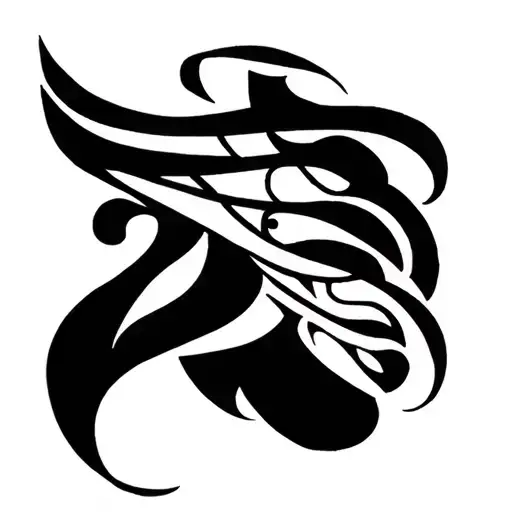 Tribal Afro Brazilian Inspired Tattoo Designed To Wrap Around The Arm