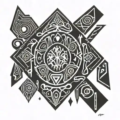 Petroglyph Inspired Runes