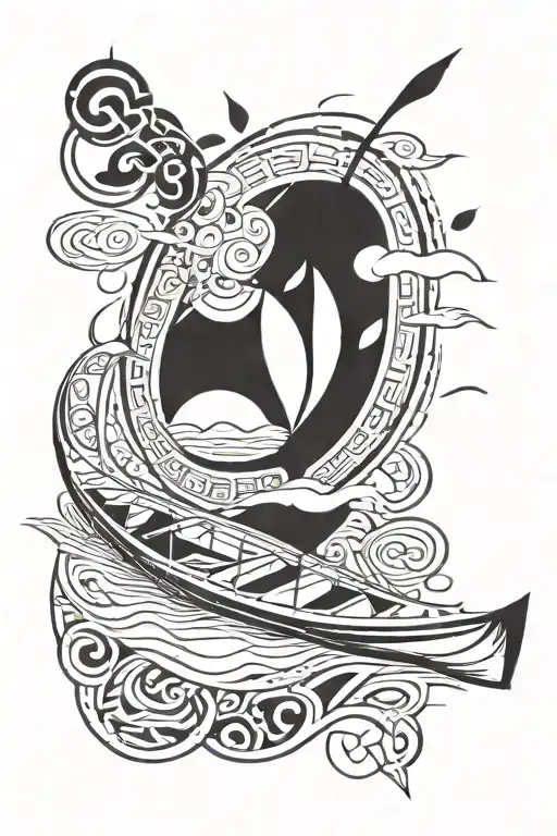 Canoe Floating
