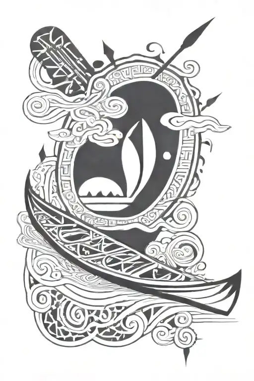 Canoe Floating
