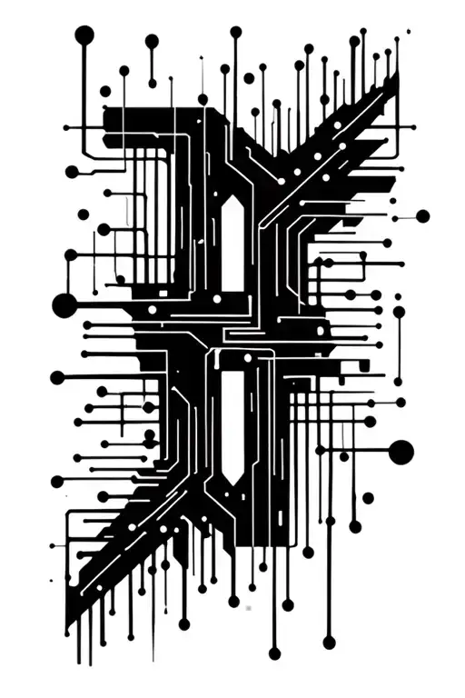 Binary Code With Computer Circuits