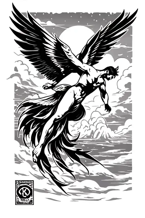 Icarus Falling From Sky