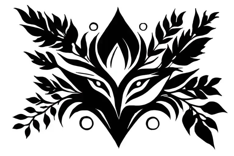 Discreet Belly Between Foliage And Animal Paste Or Fine Line Everything In The Elegant As A Jewel