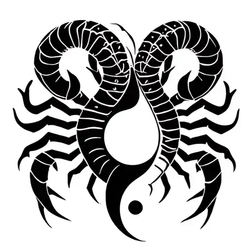 Scorpion And Ram Yin Yang