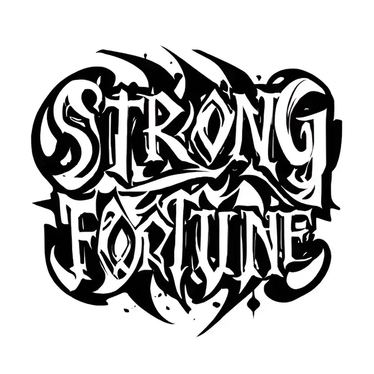Strong Fortune Aduivat Text