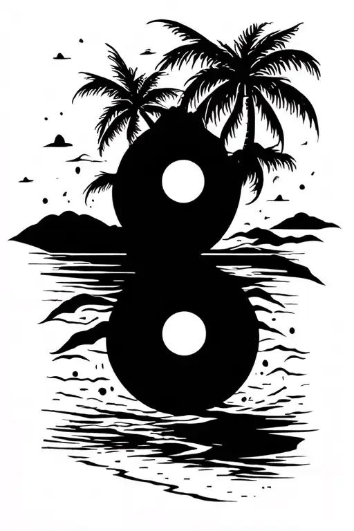 Beach With The Universe