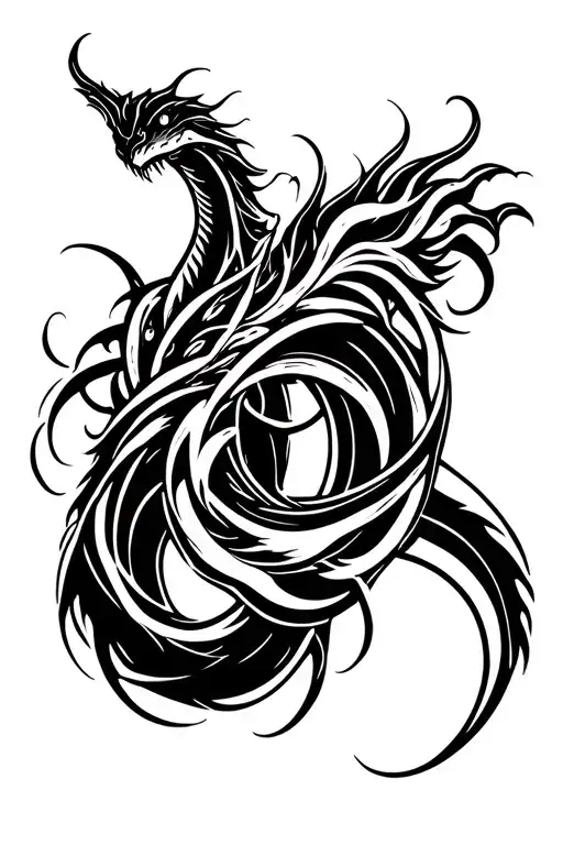 Sea Serpent Intertwining