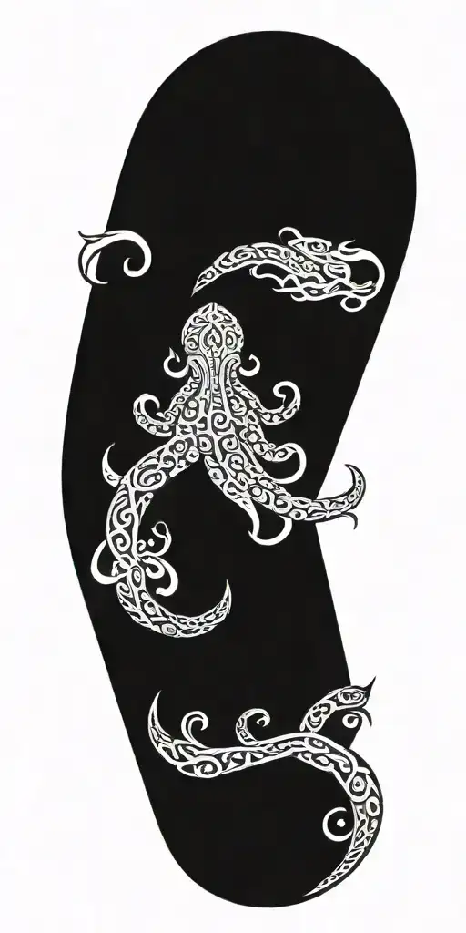 Nordic Knotwork Kraken
