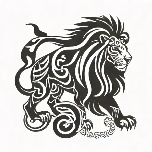 Pegion Leo Name With Lion Wearing