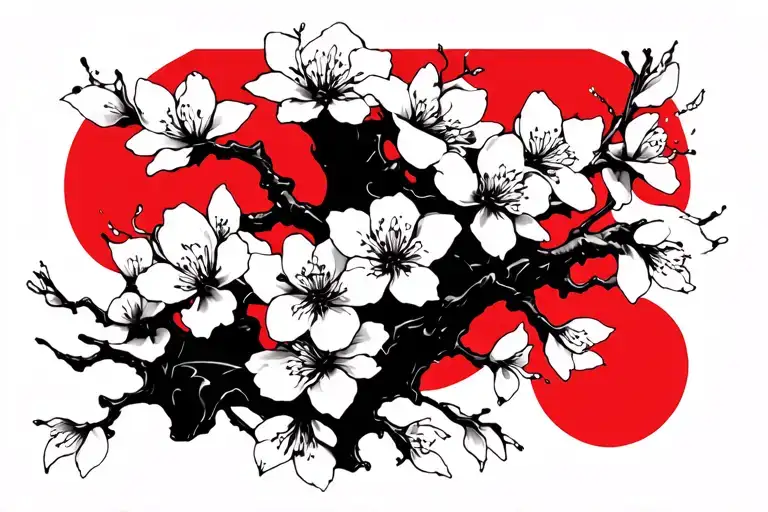 Cherry Blossom Branches