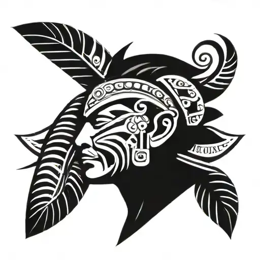 Hawaiian Warrior Head