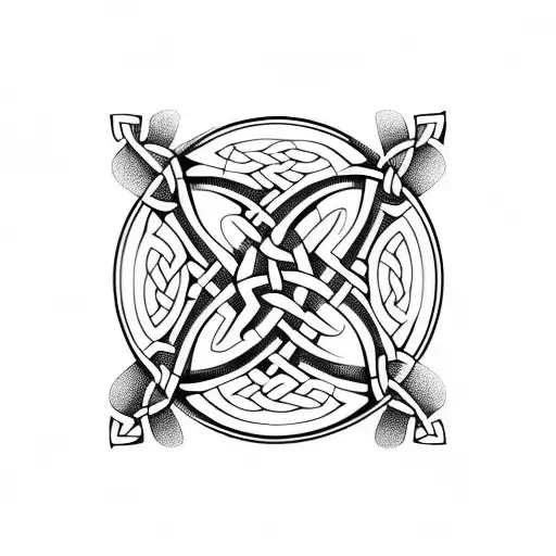 Simple Celtic Armband Work Babe Plate