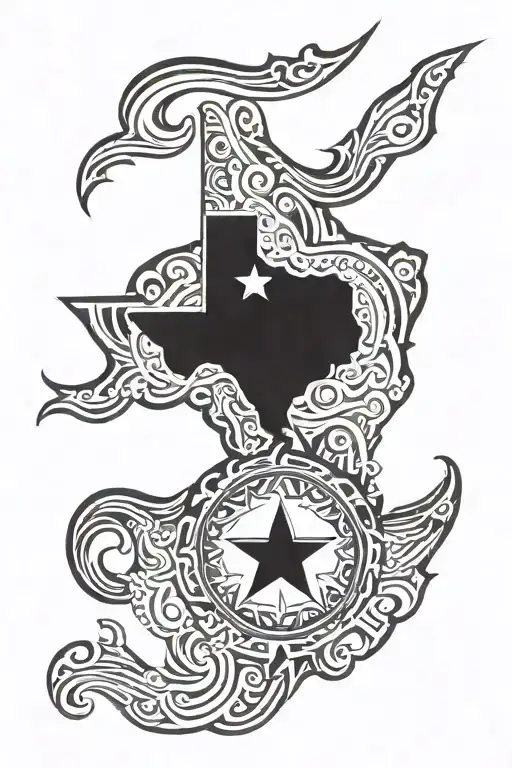 Texas State Outline