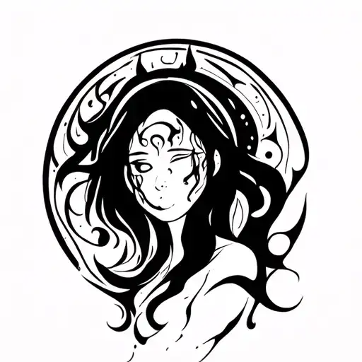 Female Ghost Emerging