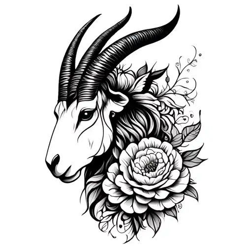 Capricorn And Carnations