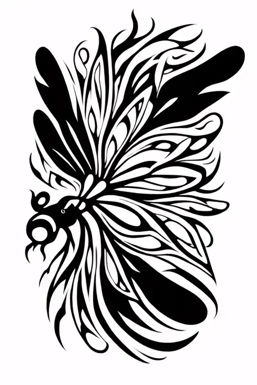 Dragonfly Maori Style